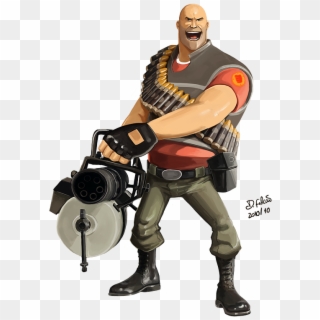 No Caption Provided - Team Fortress 2 Heavy Art, HD Png Download