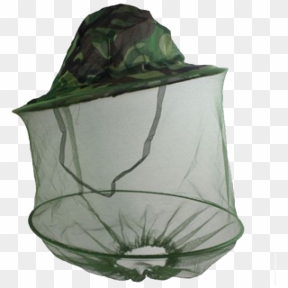 Camouflage Midge Net Hat - Bee Keeping Hat, HD Png Download