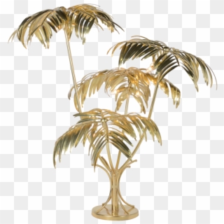 Gold Palm Tree Floor Lamp, HD Png Download
