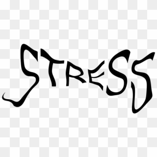 Stress Word-art Depression Png Image, Transparent Png
