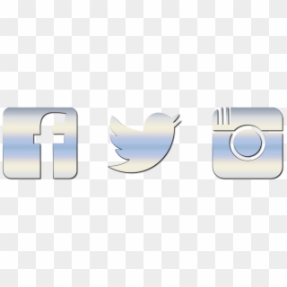 Clip Art Free Instagram Twitter Facebook Icons Png - Metallic Instagram Png, Transparent Png