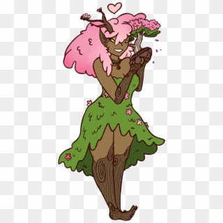 A Dryad Bonded To A Lil Bonsai Tree So She Can Travel - Dryad Oc, HD Png Download
