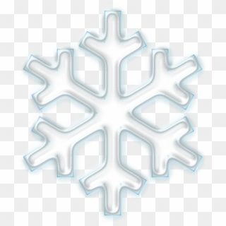 Snowflake By @briana83, A Snowflake, On @openclipart - Cross, HD Png Download