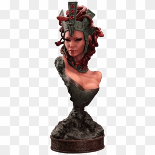 Hmo's Medusa Statue Bust - Medusa Statue, HD Png Download