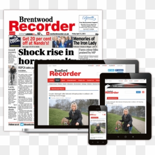 Brentwood Recorder - Romford Recorder, HD Png Download