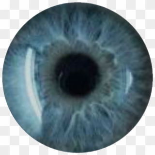 #ojo #ojos #azul - Blue Contact Lenses Png, Transparent Png