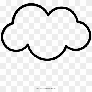 Cloudy Coloring Page, HD Png Download