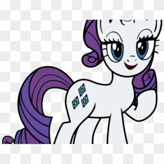 My Little Pony Clipart Littl - My Little Pony Gray Rarity, HD Png Download
