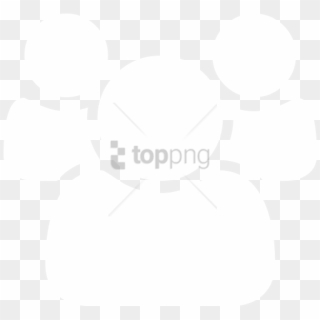 Free Png Free Twitter White Icon - Users Flat Icon Png, Transparent Png