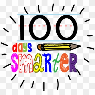 Fun 100th Day Of School Sign - 100 Days Of School Clipart Png, Transparent Png