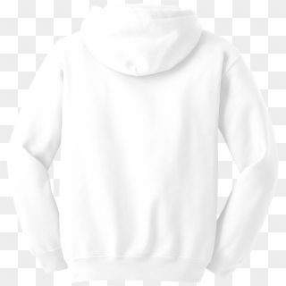 White Hoodie Back Png, Transparent Png