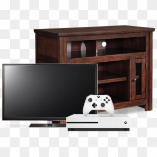 Xbox One S 1 Tb, 43” Tv, & Tv Stand - Tv Stand, HD Png Download