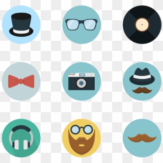 Hipster - Modern Icon Png, Transparent Png