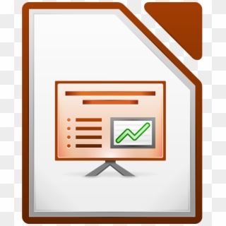 0 Impress Icon - Libre Office Impress Icon, HD Png Download