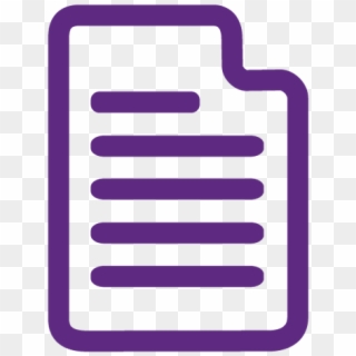 Document Icon To Show More Documents Are Available - Documents Icon Png Purple, Transparent Png