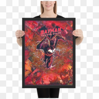 The Red Death Dark Knights Metal Comic Canvas Framed - Ww2 Propaganda Rationing Poster, HD Png Download