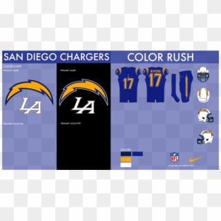 Lac Color Rush - San Diego Chargers, HD Png Download