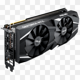 Asus Adds A Pair Of Their Exclusive Wing-bladed Fans - Asus Dual Rtx 2080 Ti, HD Png Download
