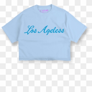 Los Ageless Crop Top - Blue T Shirts Crop Top, HD Png Download