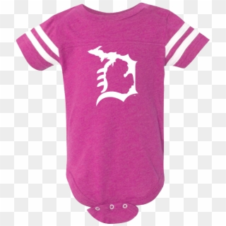 Michigan D Infant Football Onesies - Active Shirt, HD Png Download
