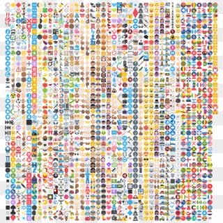 Sheet Emojione 20 - All Emojis In One, HD Png Download