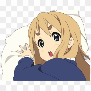 With A Pillow , - K On Mugi Png, Transparent Png