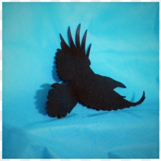 Raven, Crow,silhouette, Mythology, Bird, Metal Art, - Raven, HD Png Download