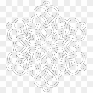 Girly Mandala Coloring Pages Google Search - Adult Snowflakes Coloring Pages, HD Png Download