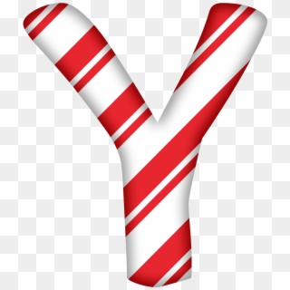 Clipart Letters Candy Cane - Candy Cane Letters Png, Transparent Png