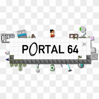 Portal - Portal 64, HD Png Download