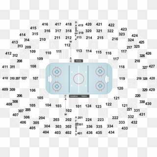 Pittsburgh Penguins At Montreal Canadiens Game Ticket - State Farm Arena Seating Chart, HD Png Download