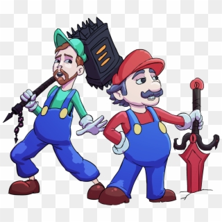 As Mario And Luigi, Esfand Had Mentioned It As Part - Cartoon, HD Png Download