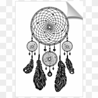 97 Dream Catcher Painting By Watercolor Girl - Dream Catcher, HD Png Download