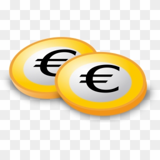 Euro Clipart - Euro Coins Cartoon, HD Png Download