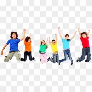 Kids Transparent Jumping - Happy Kids White Background, HD Png Download