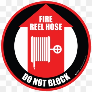 Fire Reel Hose Do Not Block - Circle, HD Png Download