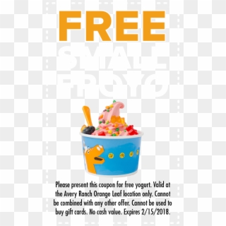 Show This Page To Receive Your Free Small Froyo - Cream, HD Png Download