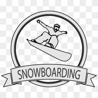 Snowboarding Drawing Cartoon - Snowboard, HD Png Download