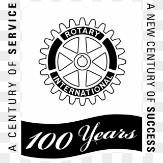 Rotary International Logo Black And White - Rotary Club, HD Png Download