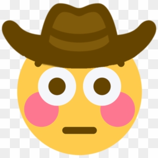 Png - Flushedcowboy - Png Flushed Discord Emoji, Transparent Png