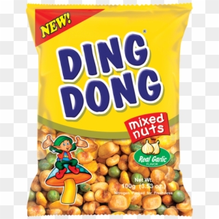 A Fun Medley Of Peanuts, Corn Bits, U - Ding Dong Mixed Nuts 100g, HD Png Download
