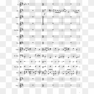 Wild Woods Sheet Music 3 Of 17 Pages - Mario Kart 8 Wild Woods Sheet Music, HD Png Download