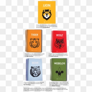 Cub Scout Ages And Ranks - Lion Cub Scout Handbooks, HD Png Download
