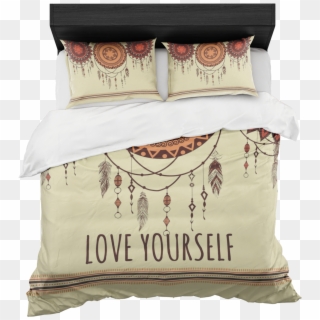 'love Yourself' Self Love Quotes Bed Set [2 Variants] - Bed Sheet, HD Png Download