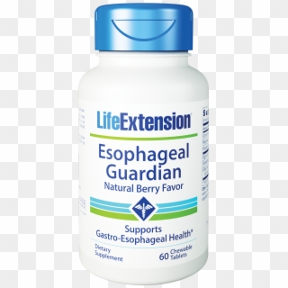 Life Extension-esophageal Guardian 60 Chewable Tablets,, HD Png Download