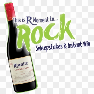 Riunite Sweepstakes - Glass Bottle, HD Png Download