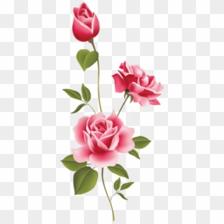 Free Png Pink Rose Art Png Images Transparent - Free Clip Art Pink Roses, Png Download