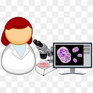 Picture Transparent Stock Microscope Clipart Medical - Molecular Biologist Clipart, HD Png Download