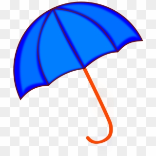 Umbrella Blue Rain Weather Png Image - Umbrella Png Clipart Cartoon, Transparent Png