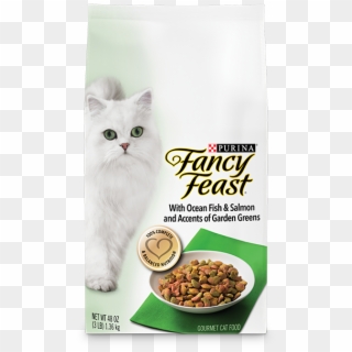 Gourmet Dry Cat Food Fish Salmon With Garden - Fancy Feast Dry Cat Food, HD Png Download